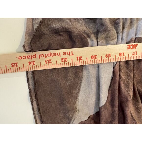 ARITZIA WILFRED Size M Top Blouse Shirt Nylon Mock Neck Ruched Gathered - Picture 10 of 13